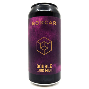 Boxcar Double Dark Mild English Dark Ale 6.3% (440ml can)-Hop Burns & Black