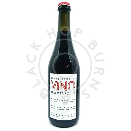 Cascina degli Ulivi Bellotti Rosso Semplicamente 2020 13.5% (750ml)-Hop Burns & Black
