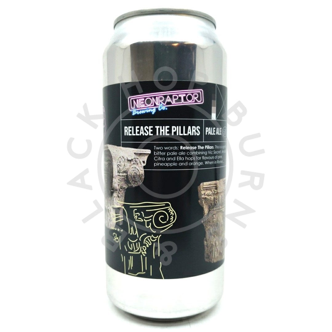 Neon Raptor Release The Pillars Pale Ale 5.1% (440ml can)-Hop Burns & Black