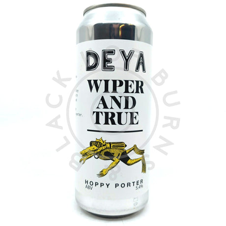 DEYA x Wiper & True Hoppy Porter 5.4% (500ml can)-Hop Burns & Black