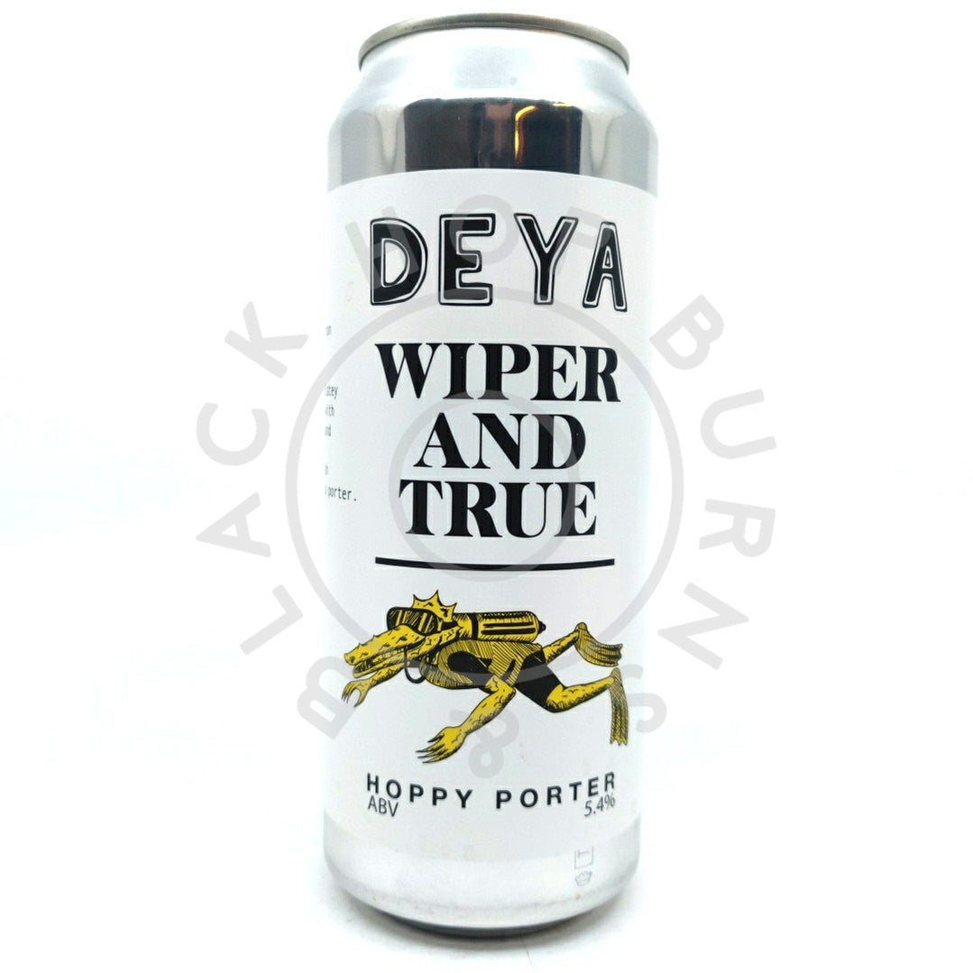 DEYA x Wiper & True Hoppy Porter 5.4% (500ml can)-Hop Burns & Black