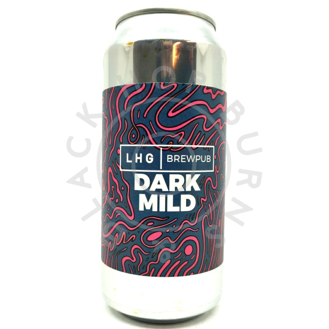 Left Handed Giant Brewpub Dark Mild 4% (440ml can)-Hop Burns & Black