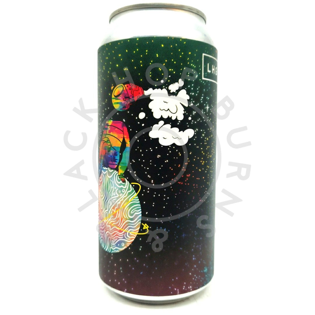Left Handed Giant Cosmic Starry Dimension Chocolate, Pecan & Tonka Stout 7% (440ml can)-Hop Burns & Black