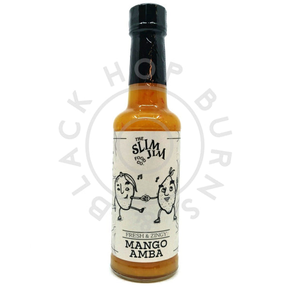Slim Jim's Mango Amba Hot Sauce (150ml)-Hop Burns & Black