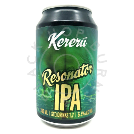 Kereru Brewing Co Resonator DDH IPA 6.5% (330ml can)-Hop Burns & Black