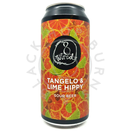 8 Wired Tangelo & Lime Hippy Berliner Weisse 4.5% (440ml can)-Hop Burns & Black