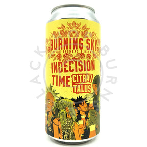 Burning Sky Indecision Time Citra Talus 5.6% (440ml can)-Hop Burns & Black