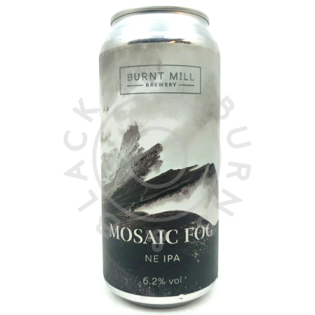 Burnt Mill Mosaic Fog IPA 6.4% (440ml can)-Hop Burns & Black