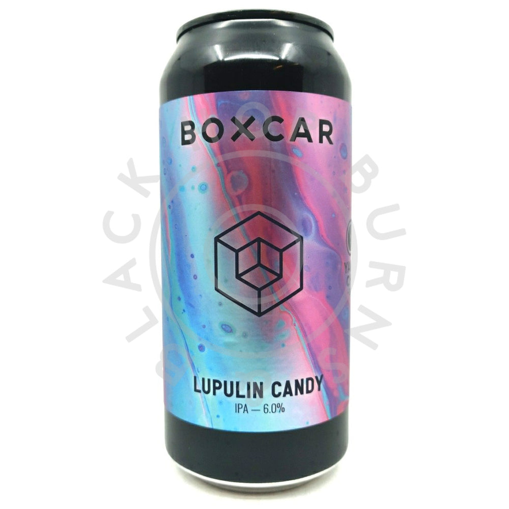 Boxcar Lupulin Candy IPA 6% (440ml can)-Hop Burns & Black