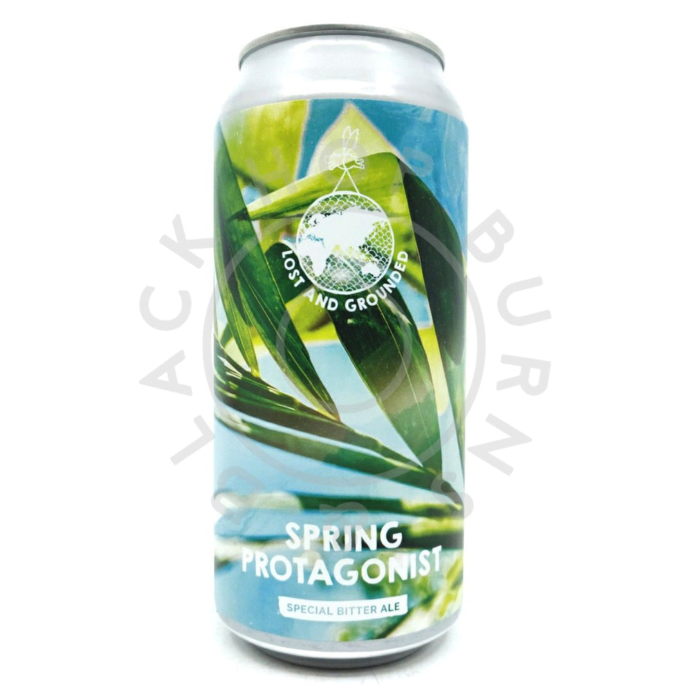 Lost & Grounded Spring Protagonist Best Bitter 4.4% (440ml can)-Hop Burns & Black