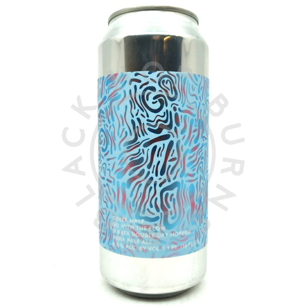 Other Half Go With The Flow DDH IPA w/Strata 6.5% (473ml can)-Hop Burns & Black