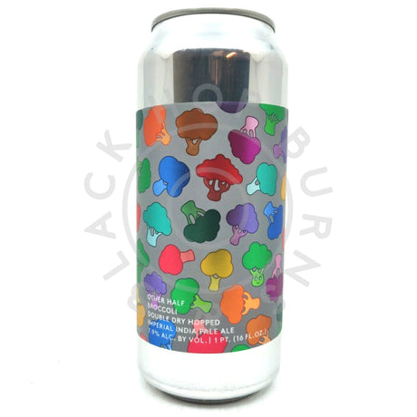 Other Half Broccoli DDH Double IPA 7.9% (473ml can)-Hop Burns & Black