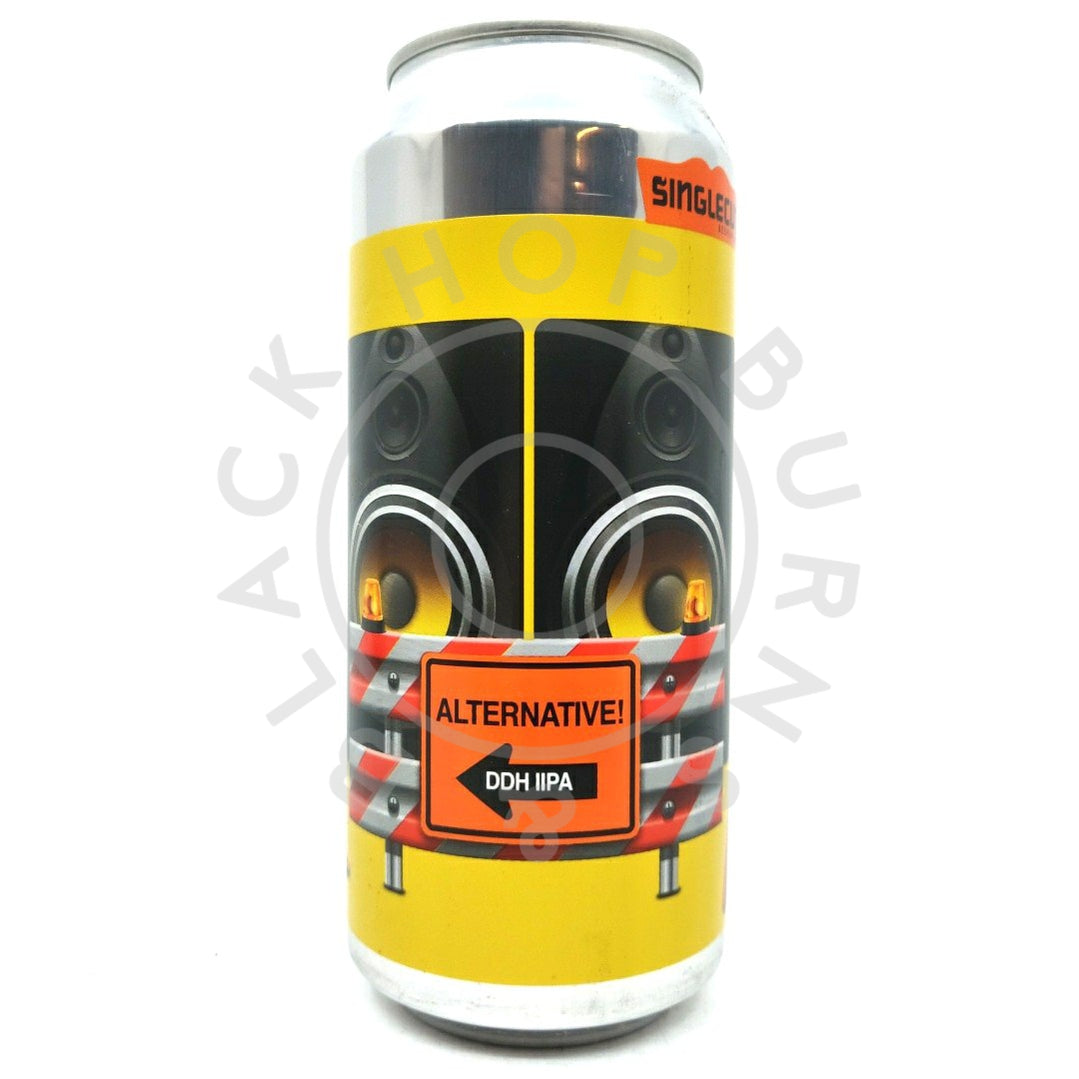 SingleCut Beersmiths Alternative DDH Imperial IPA 7.7% (473ml can)-Hop Burns & Black