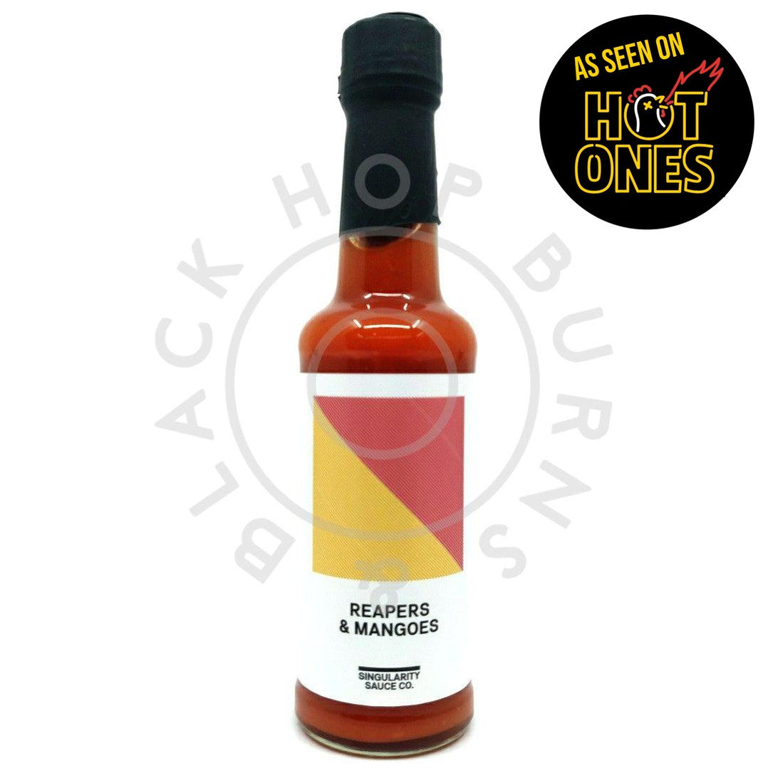 Singularity Sauce Co Reapers & Mangoes Hot Sauce (148ml)-Hop Burns & Black