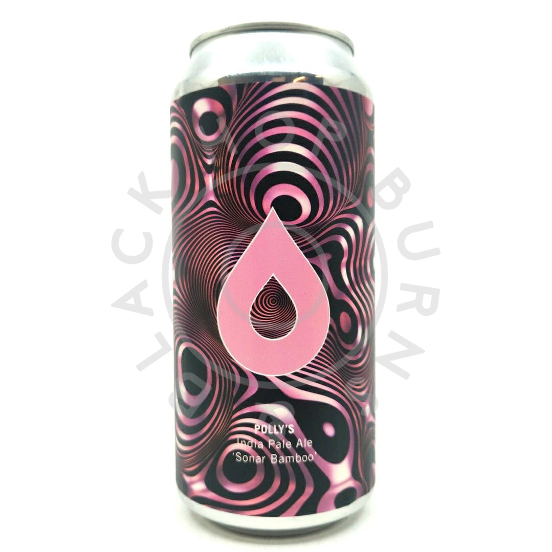 Polly's Brew Co Sonar Bamboo IPA 6.8% (440ml can)-Hop Burns & Black