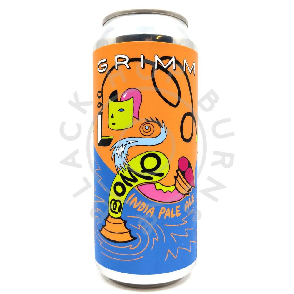 Grimm Artisanal Ales Bomp IPA 6.8% (473ml can)-Hop Burns & Black