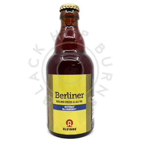 Alvinne Berliner Bosbes-Blueberry Sour Ale 4% (330ml)-Hop Burns & Black