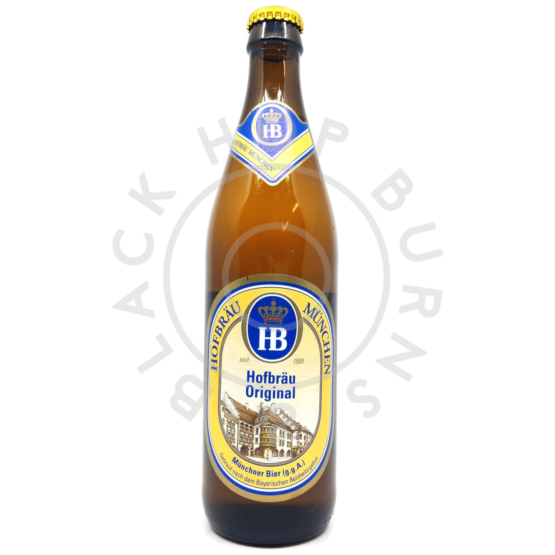 Hofbrau Original 5.1% (500ml)-Hop Burns & Black