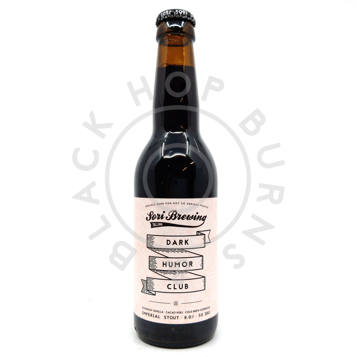 Sori Brewing Dark Humor Club Bourbon Vanilla Imperial Stout 8% (330ml)-Hop Burns & Black