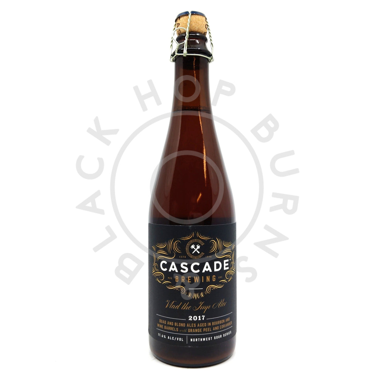 Cascade Vlad The Imp Aler Sour 11.6% (500ml)-Hop Burns & Black