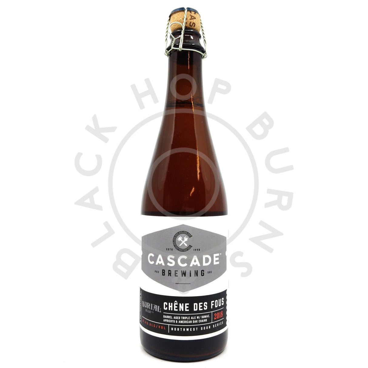 Cascade x Burial Chene des Fous Sour 9.7% (500ml)-Hop Burns & Black