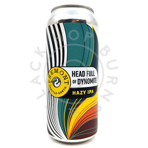 Fremont Headful of Dynomite New England IPA 6.8% (473ml can)-Hop Burns & Black