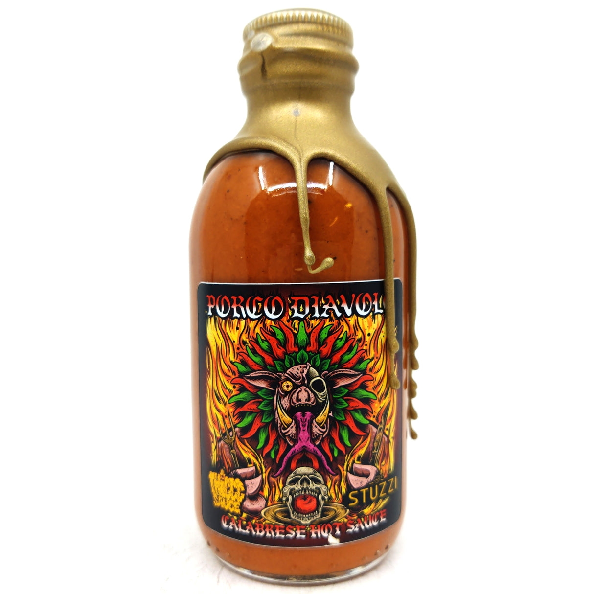 Thiccc Sauce Porco Diavolo Calabrese Hot Sauce (150ml)-Hop Burns & Black