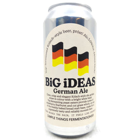 Simple Things Fermentations German Ale - Big Ideas 27 5% (440ml can)-Hop Burns & Black