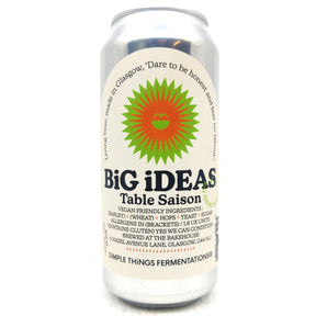 Simple Things Fermentations Table Saison - Big Ideas 29 4% (440ml can)-Hop Burns & Black