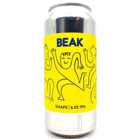 Beak Brewery Shape IPA 6.5% (440ml can)-Hop Burns & Black
