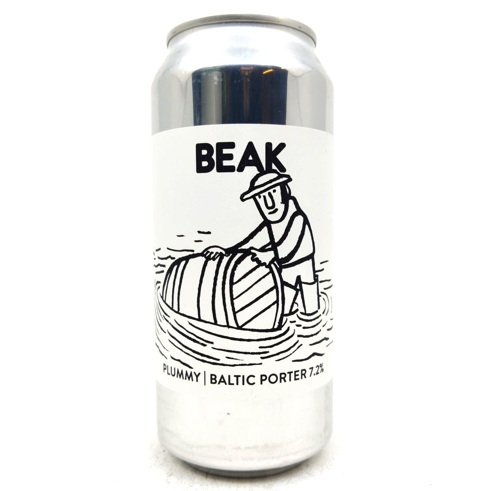 Beak Brewery Plummy Baltic Porter 7.2% (440ml can)-Hop Burns & Black