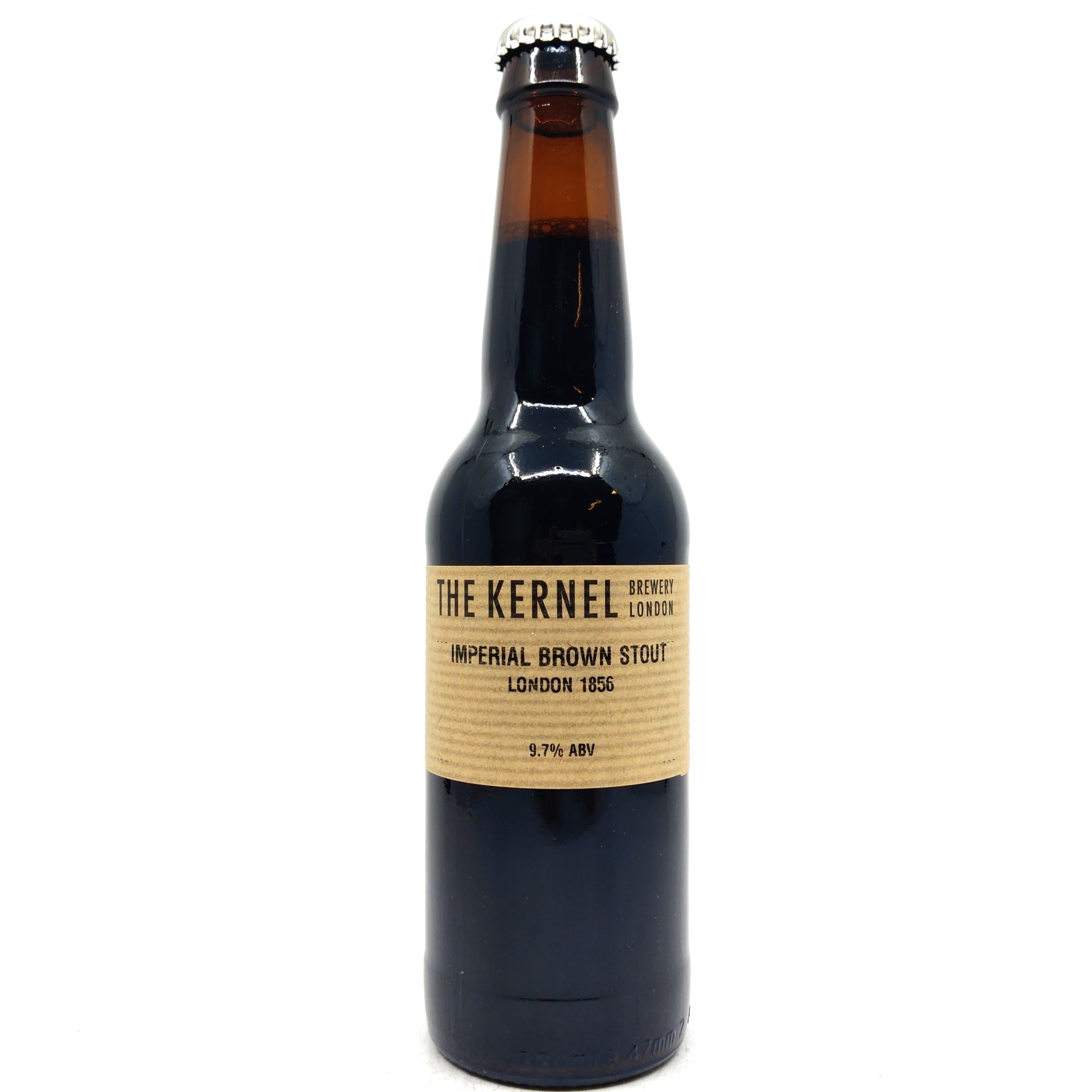 Kernel Imperial Brown Stout London 1856 9.6% (330ml)-Hop Burns & Black