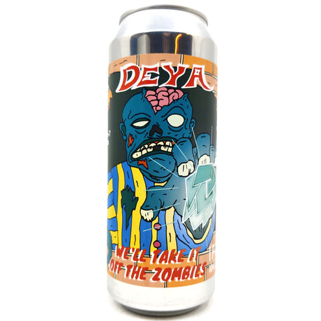 DEYA We'll Take It Off The Zombies IPA 6.5% (500ml can)-Hop Burns & Black