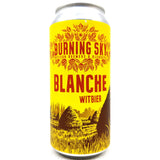 Burning Sky Blanche Witbier 4.5% (440ml can)-Hop Burns & Black