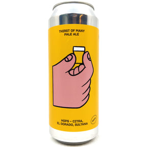 Allkin Thirst of Many Pale Ale 4.5% (500ml can)-Hop Burns & Black