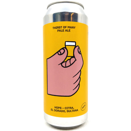 Allkin Thirst of Many Pale Ale 4.5% (500ml can)-Hop Burns & Black