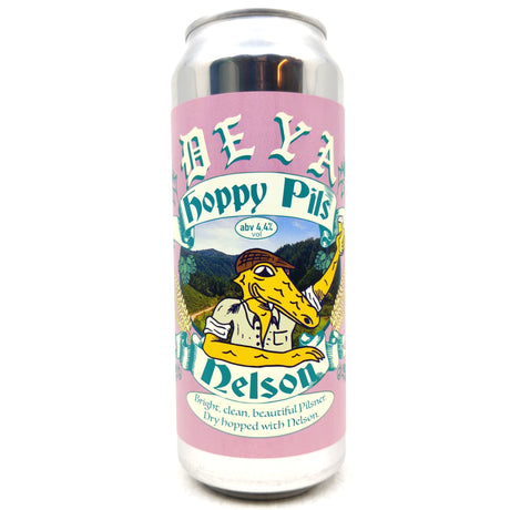 DEYA Hoppy Pils Nelson 4.4% (500ml can)-Hop Burns & Black