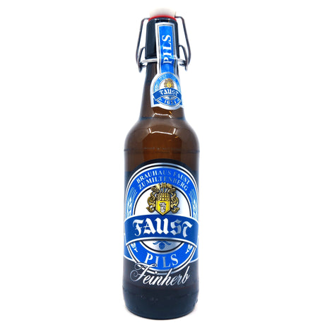 Faust Pils 4.9% (500ml)-Hop Burns & Black