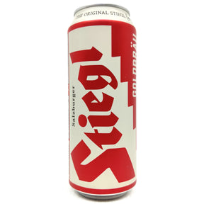 Stiegl Goldbrau Lager 5% (500ml can)-Hop Burns & Black