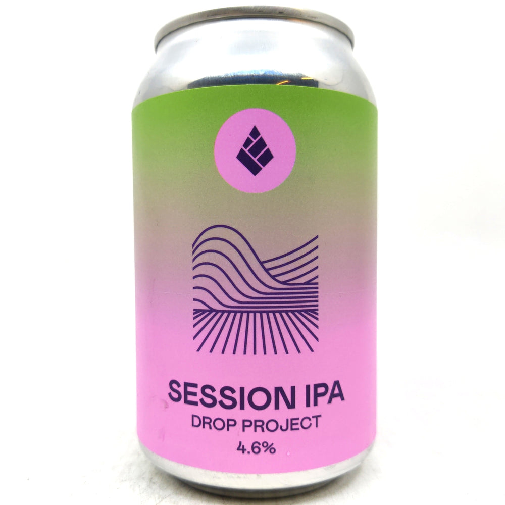 Drop Project Session IPA 4.6% (330ml can)-Hop Burns & Black