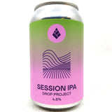 Drop Project Session IPA 4.6% (330ml can)-Hop Burns & Black