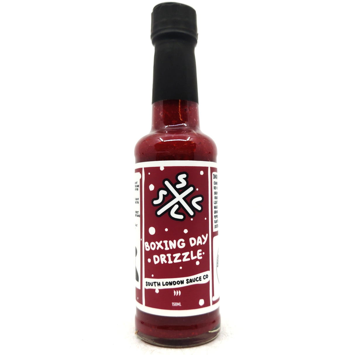 South London Sauce Company Boxing Day Drizzle Hot Sauce (150ml)-Hop Burns & Black