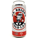 Brick Brewery x Lost Pier Mr. Brisk's Cold IPA 6.2% (440ml can)-Hop Burns & Black