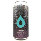 Polly's Brew Co Stay See IPA 7.2% (440ml can)-Hop Burns & Black