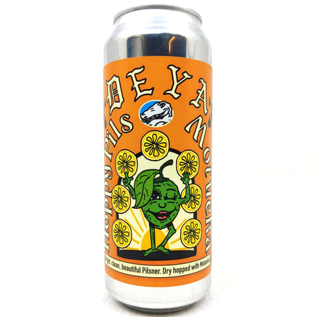 DEYA Hoppy Pils Motueka 4% (500ml can)-Hop Burns & Black