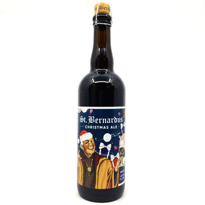 St Bernardus Christmas Ale 10% (750ml)-Hop Burns & Black