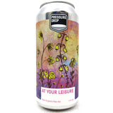Pressure Drop At Your Leisure New England Pale Ale 4.8% (440ml can)-Hop Burns & Black