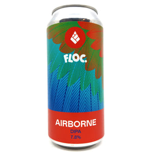 Drop Project x Floc Airborne Double IPA 7.8% (440ml can)-Hop Burns & Black