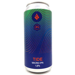 Drop Project x 71 Brewing Tide Micro IPA 1.8% (440ml can)-Hop Burns & Black