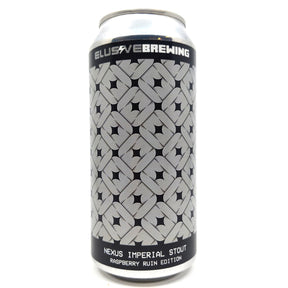 Elusive Brewing Nexus Raspberry Ruin Imperial Stout 10% (440ml can)-Hop Burns & Black